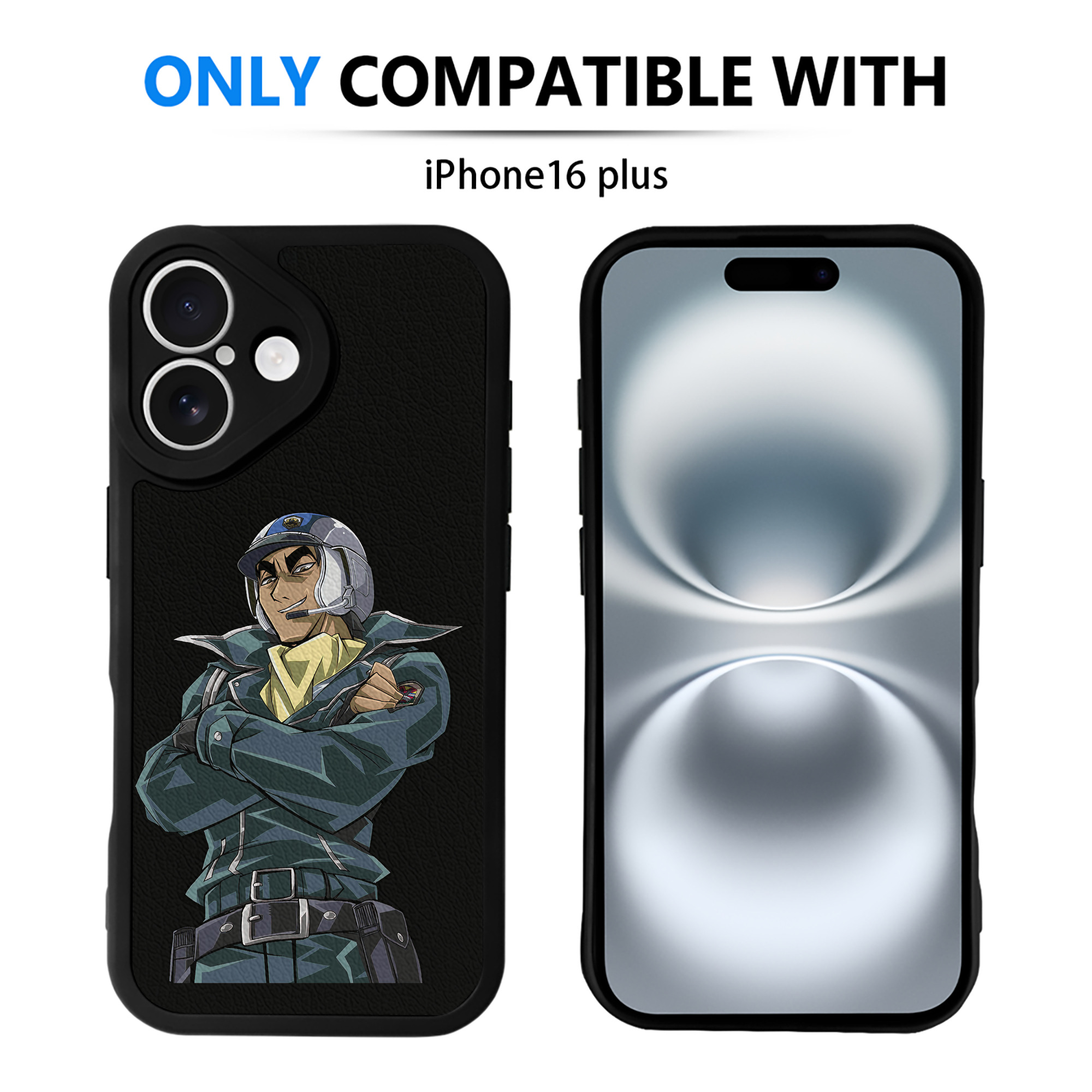 （画像用） 遊☆戯☆王 Yu-Gi-Oh! 【iPhone 16シリーズ対応】シリコンスマホケース（レザー調） 材質：シリコン